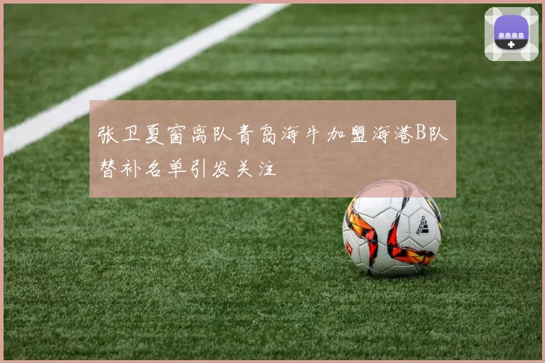 张卫夏窗离队青岛海牛加盟海港B队替补名单引发关注